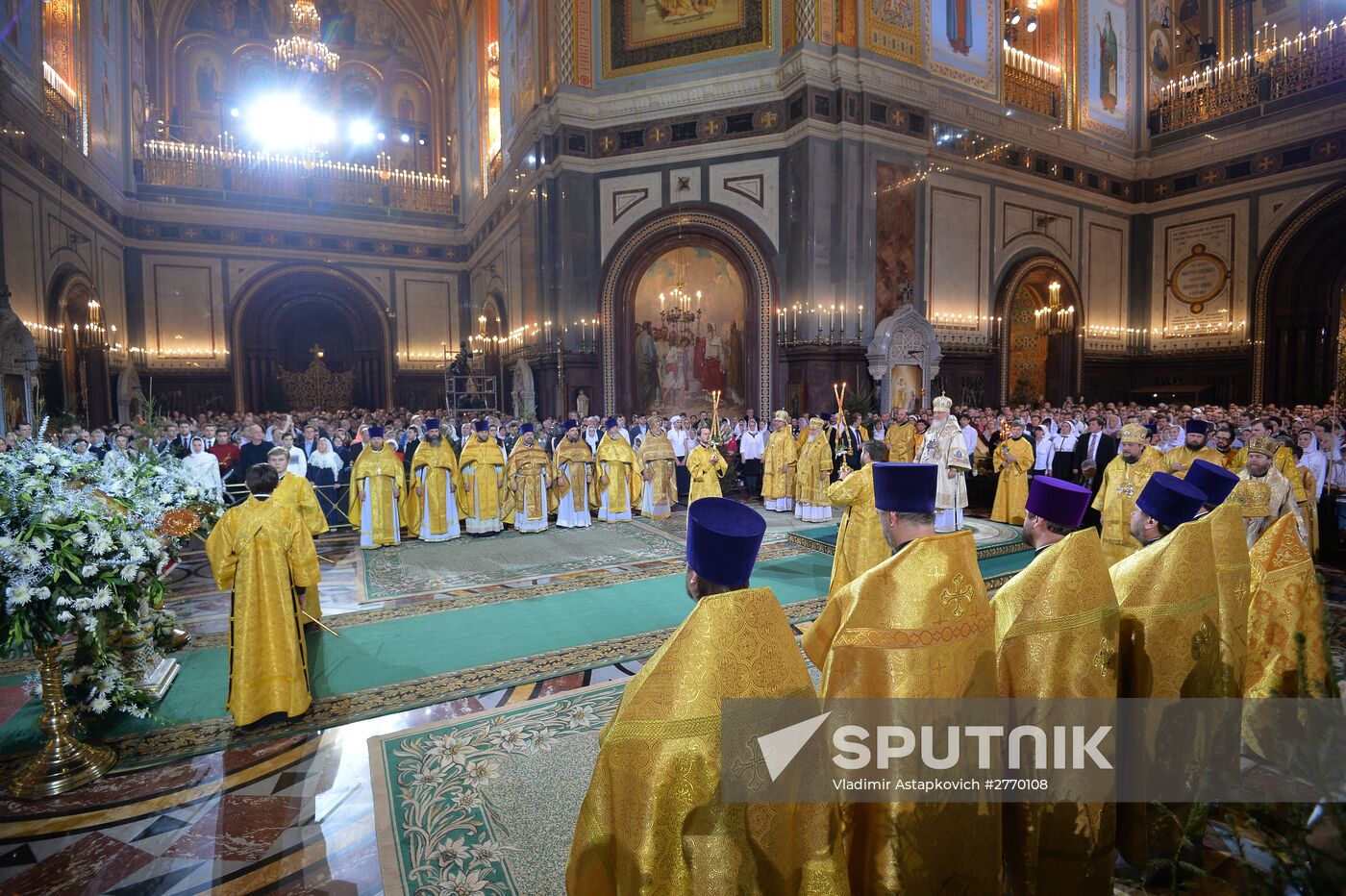 Christmas Liturgy at Christ the Savior Cathedral