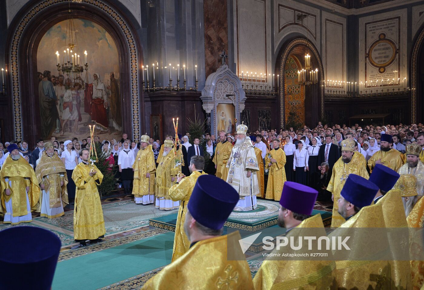 Christmas Liturgy at Christ the Savior Cathedral