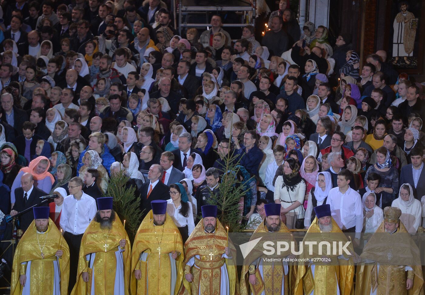 Christmas Liturgy at Christ the Savior Cathedral