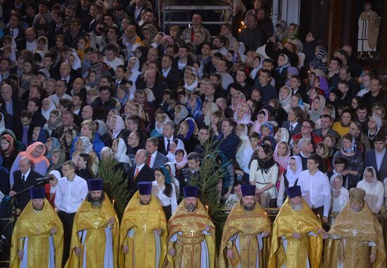 Christmas Liturgy at Christ the Savior Cathedral