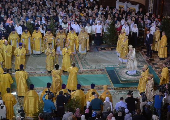 Christmas Liturgy at Christ the Savior Cathedral