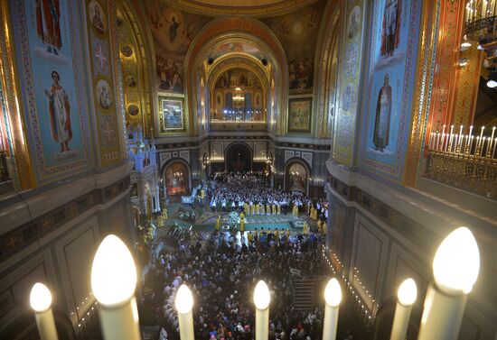 Christmas Liturgy at Christ the Savior Cathedral