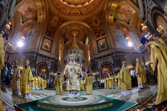 Christmas Liturgy at Christ the Savior Cathedral