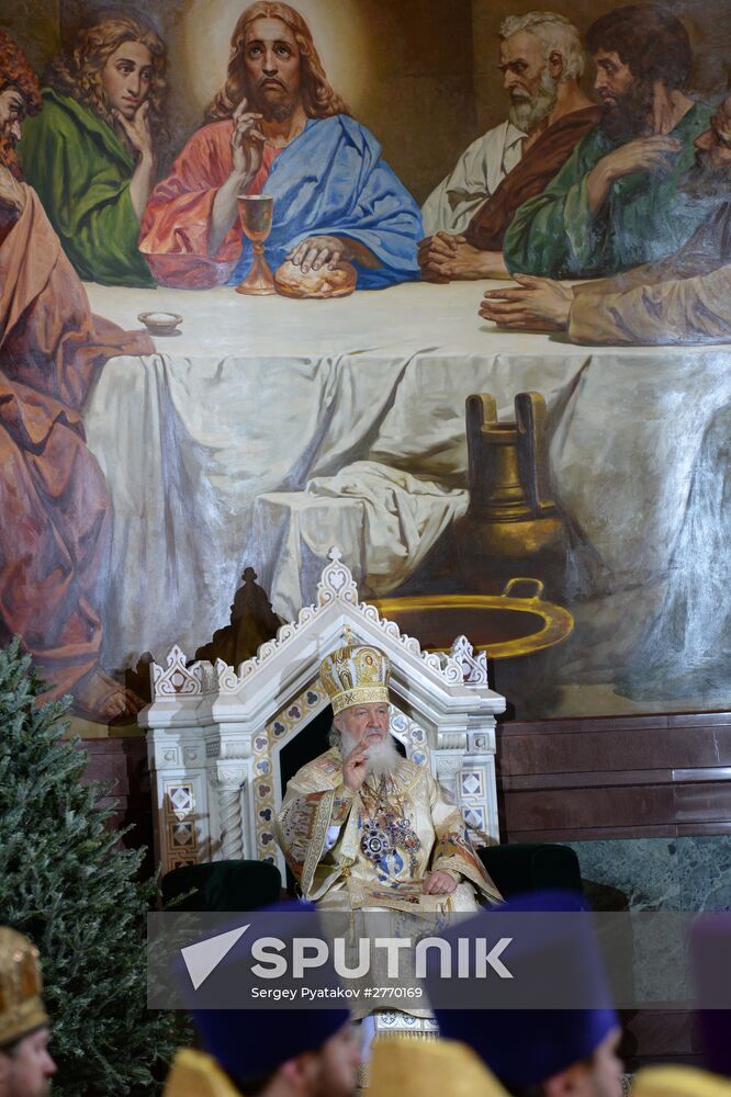 Christmas Liturgy at Christ the Savior Cathedral