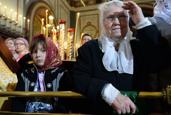 Christmas Liturgy at Christ the Savior Cathedral