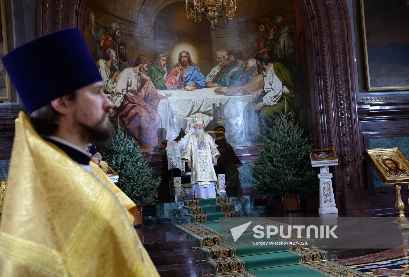 Christmas Liturgy at Christ the Savior Cathedral
