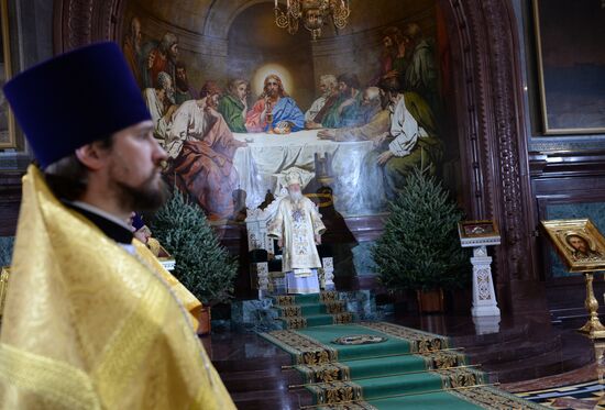 Christmas Liturgy at Christ the Savior Cathedral