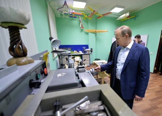 President Vladimir Putin attends a Christmas service