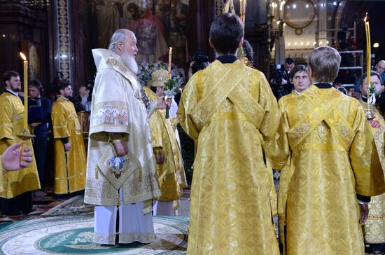 Christmas Liturgy at Christ the Savior Cathedral