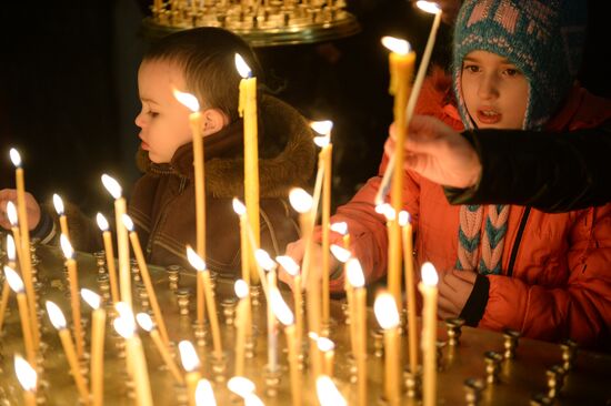 Russia celebrates Orthodox Christmas