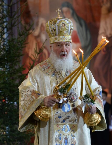 Christmas Liturgy at Christ the Savior Cathedral