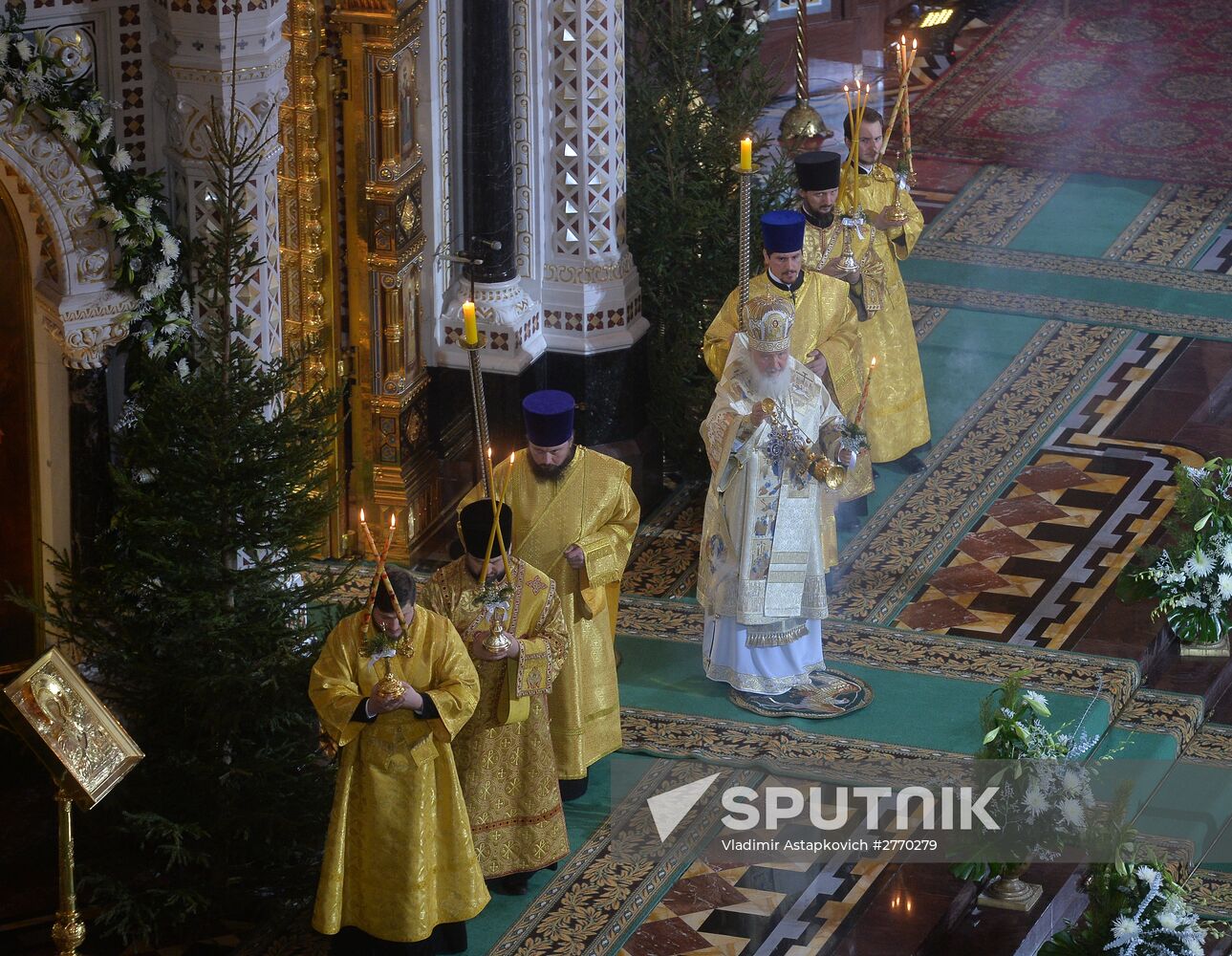 Christmas Liturgy at Christ the Savior Cathedral