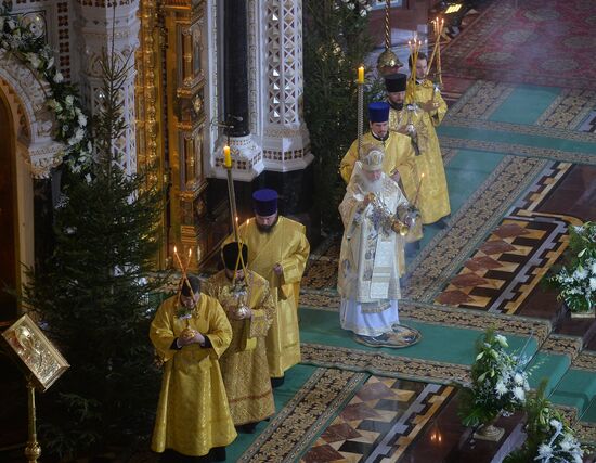 Christmas Liturgy at Christ the Savior Cathedral