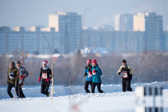 The 25th Christmas half marathon in Omsk