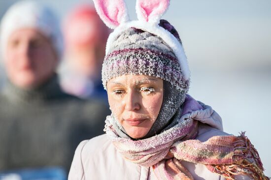 The 25th Christmas half marathon in Omsk