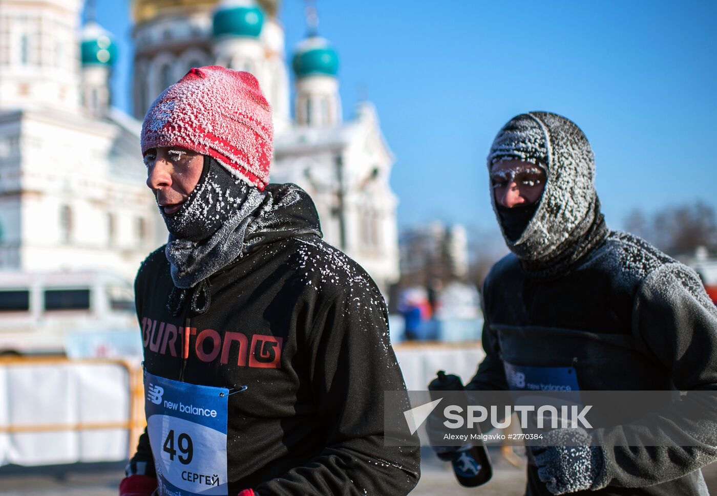 The 25th Christmas half marathon in Omsk