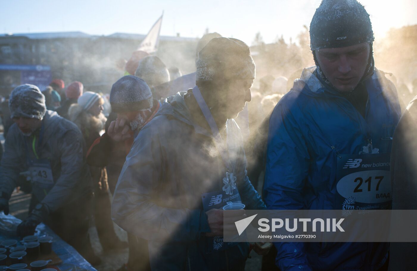 The 25th Christmas half marathon in Omsk