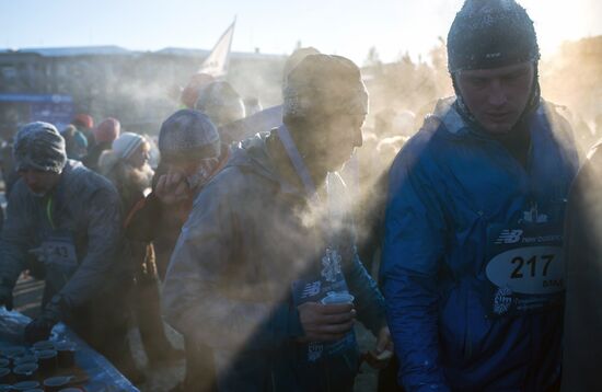 The 25th Christmas half marathon in Omsk