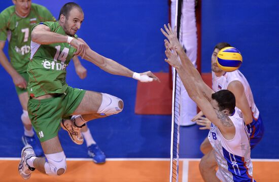 2016 Olympic Games Men's Qualification Volleyball Tournament. Russia vs. Bulgaria