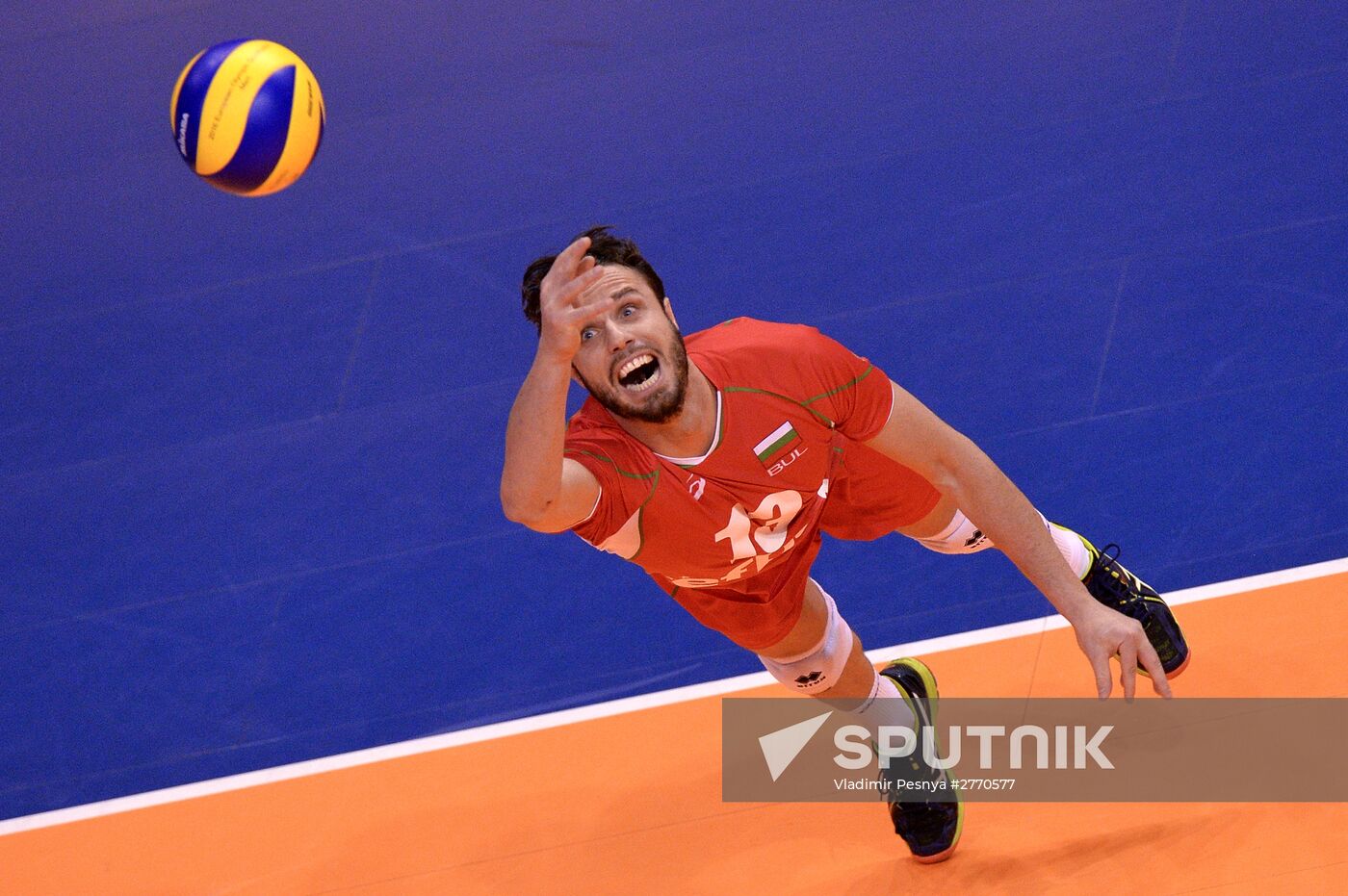 2016 Olympic Games Men's Qualification Volleyball Tournament. Russia vs. Bulgaria