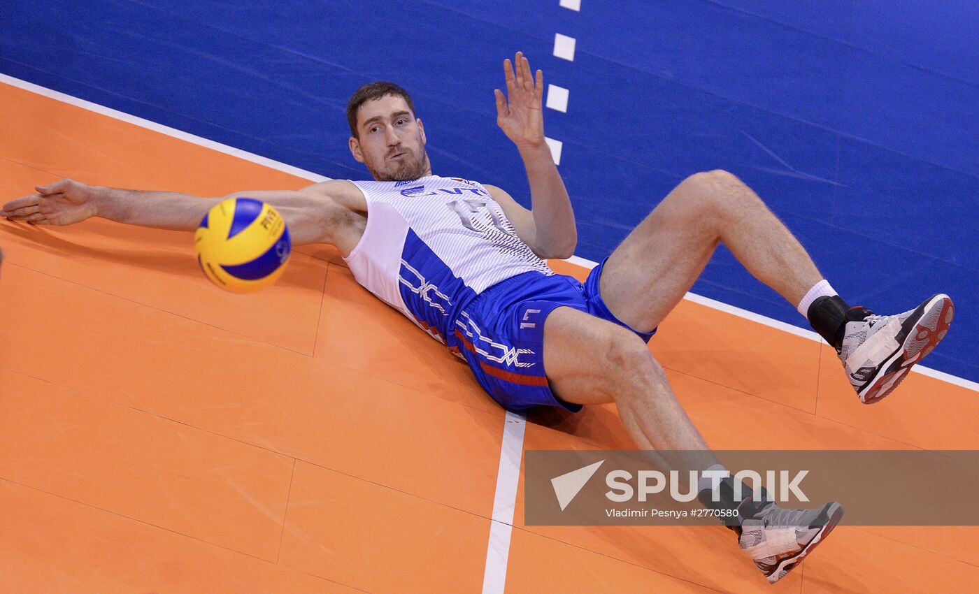 2016 Olympic Games Men's Qualification Volleyball Tournament. Russia vs. Bulgaria