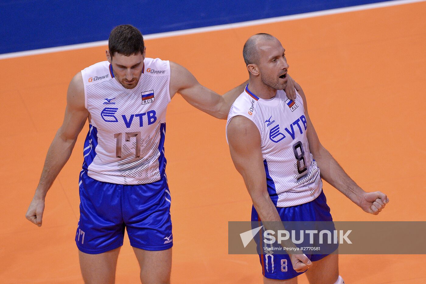 2016 Olympic Games Men's Qualification Volleyball Tournament. Russia vs. Bulgaria