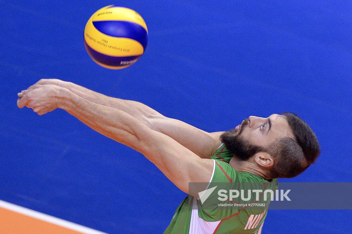 2016 Olympic Games Men's Qualification Volleyball Tournament. Russia vs. Bulgaria
