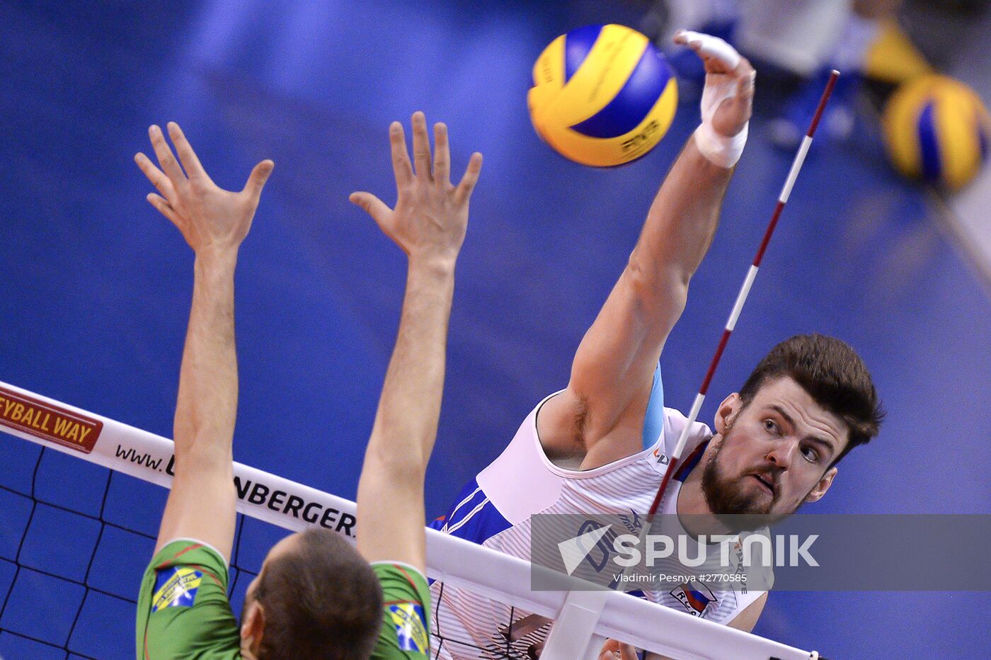 2016 Olympic Games Men's Qualification Volleyball Tournament. Russia vs. Bulgaria