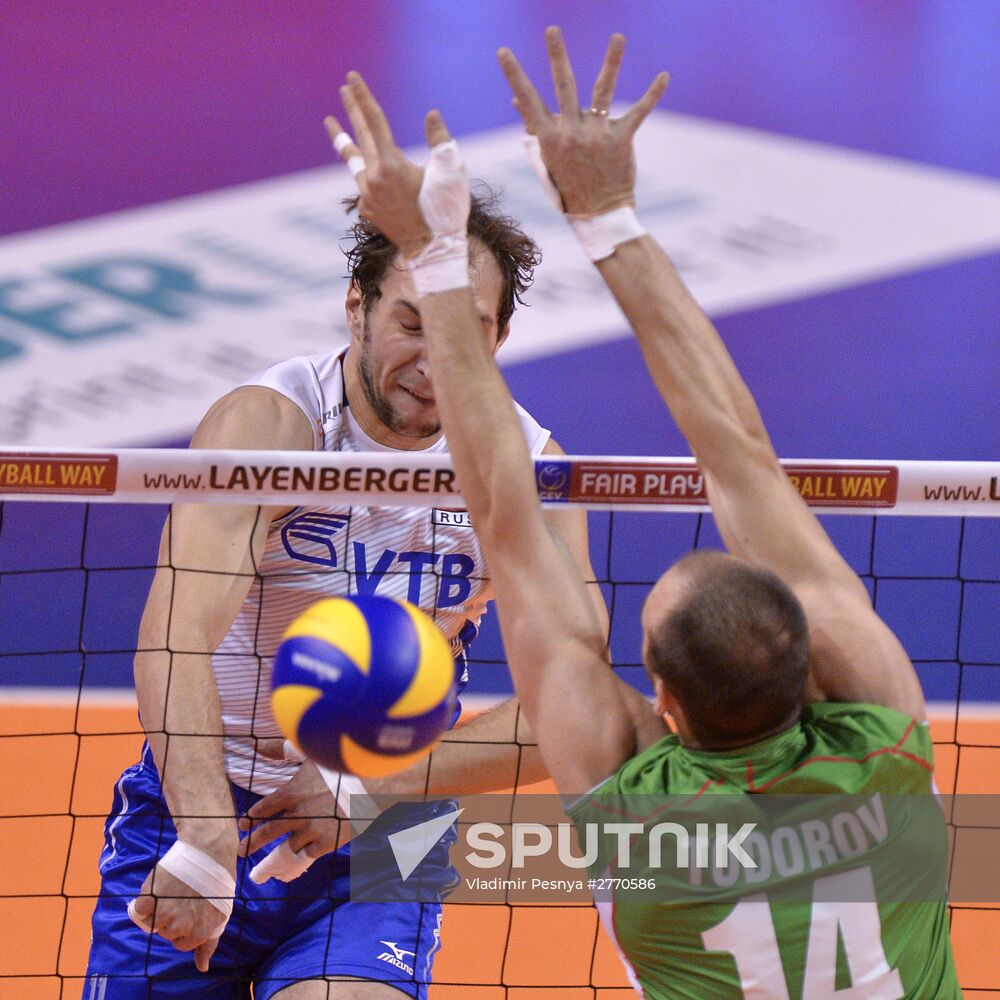 2016 Olympic Games Men's Qualification Volleyball Tournament. Russia vs. Bulgaria