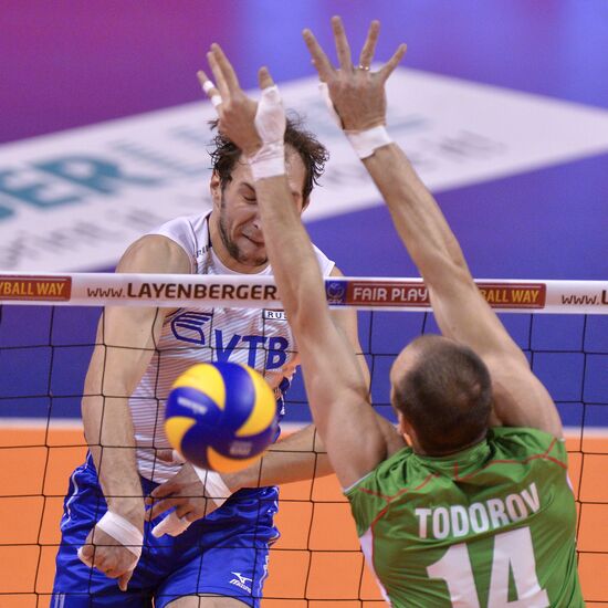 2016 Olympic Games Men's Qualification Volleyball Tournament. Russia vs. Bulgaria