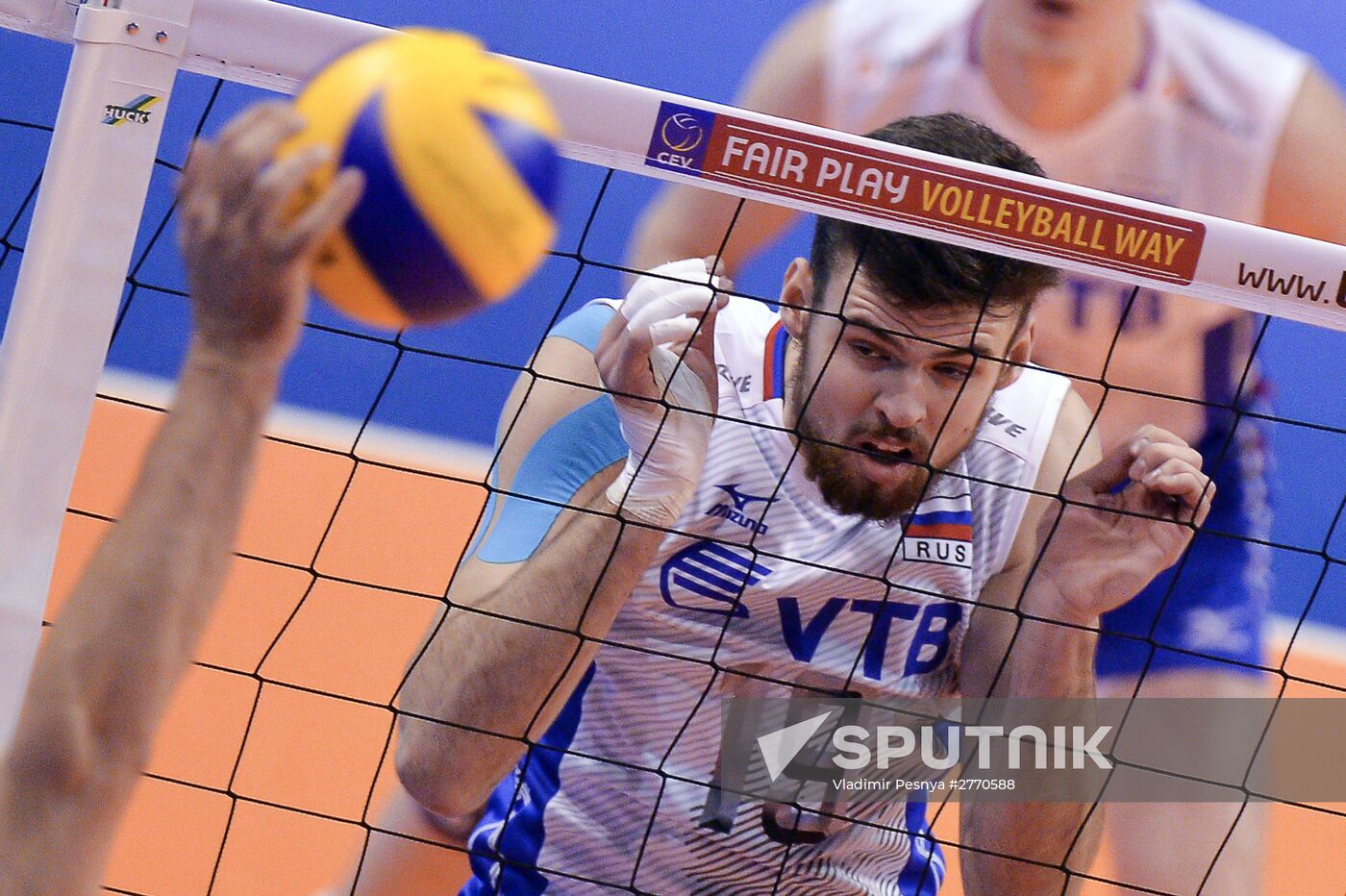 2016 Olympic Games Men's Qualification Volleyball Tournament. Russia vs. Bulgaria