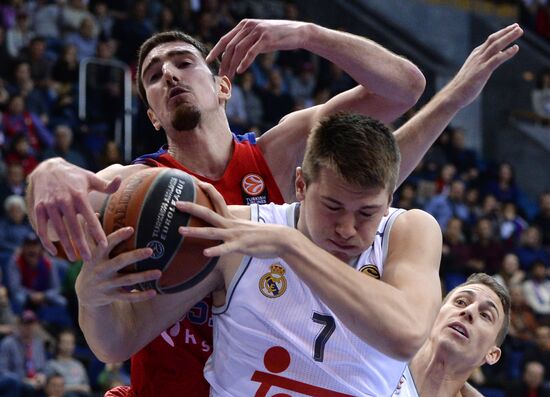 Basketball. Euroleague. CSKA vs. Real