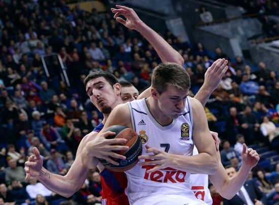 Basketball. Euroleague. CSKA vs. Real