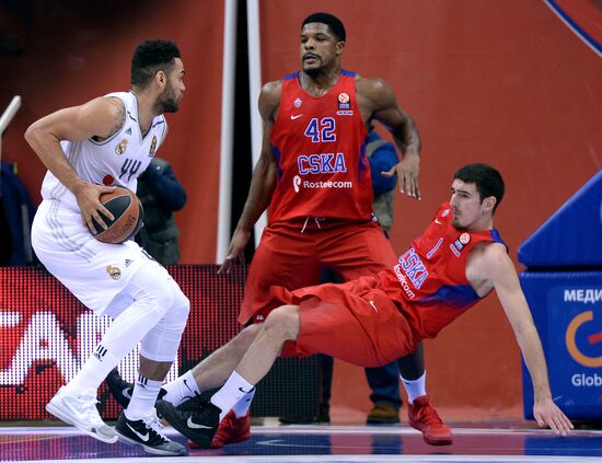 Basketball. Euroleague. CSKA vs. Real