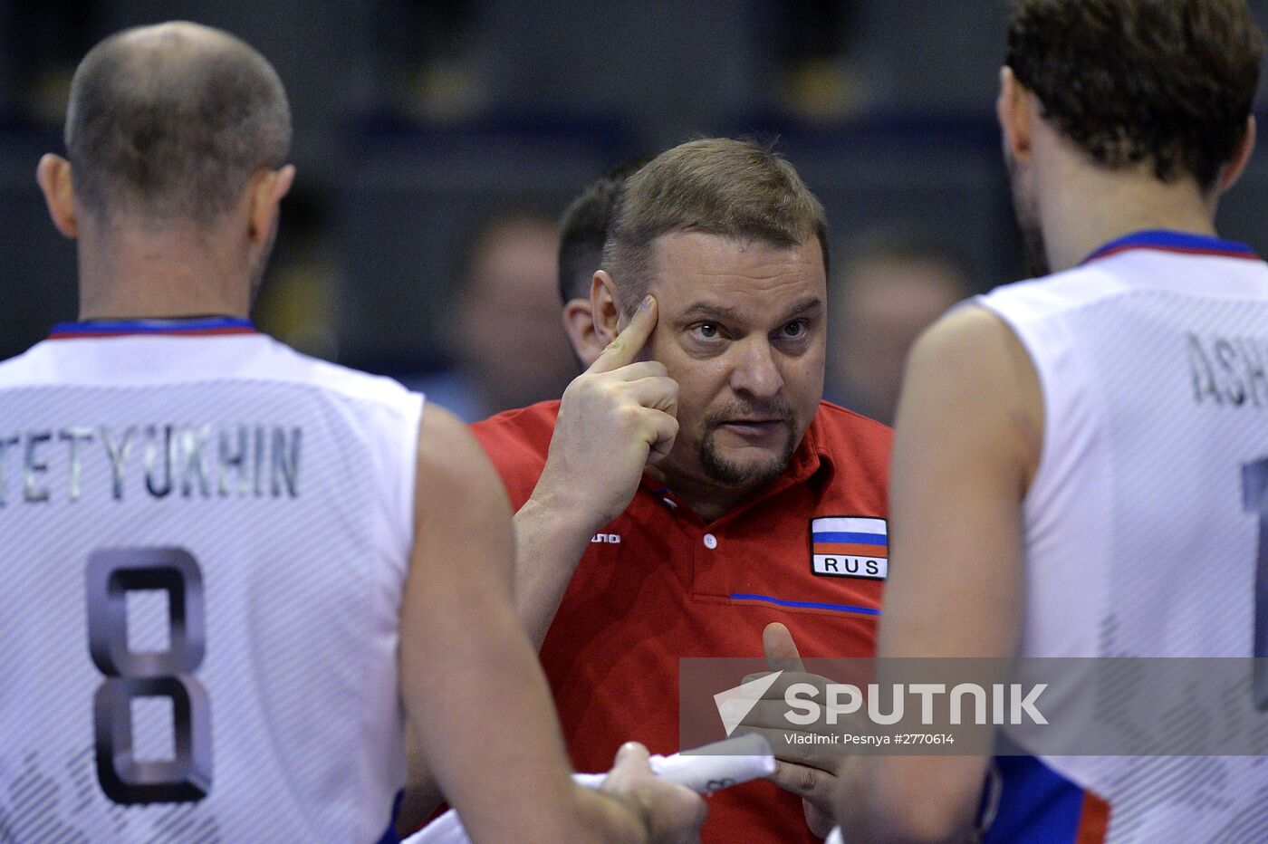 2016 Olympic Games Men's Qualification Volleyball Tournament. Russia vs. Bulgaria
