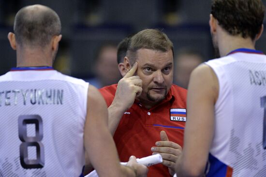 2016 Olympic Games Men's Qualification Volleyball Tournament. Russia vs. Bulgaria