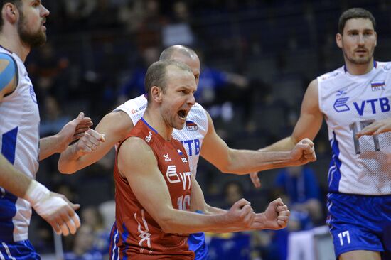 2016 Olympic Games Men's Qualification Volleyball Tournament. Russia vs. Bulgaria