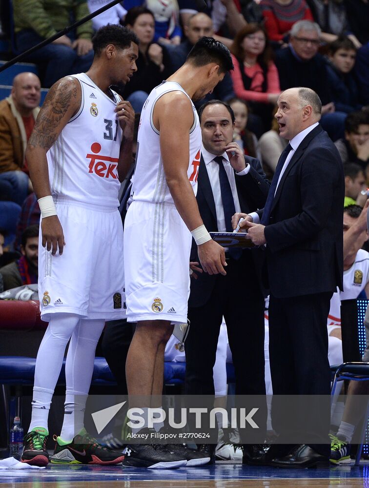 Basketball. Euroleague. CSKA vs. Real