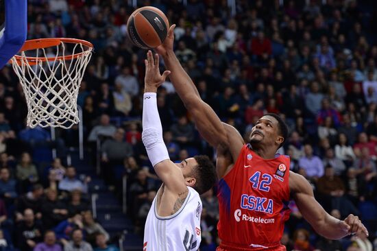 Basketball. Euroleague. CSKA vs. Real