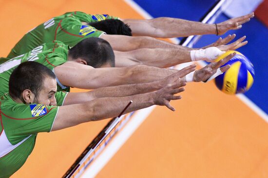 2016 Olympic Games Men's Qualification Volleyball Tournament. Russia vs. Bulgaria