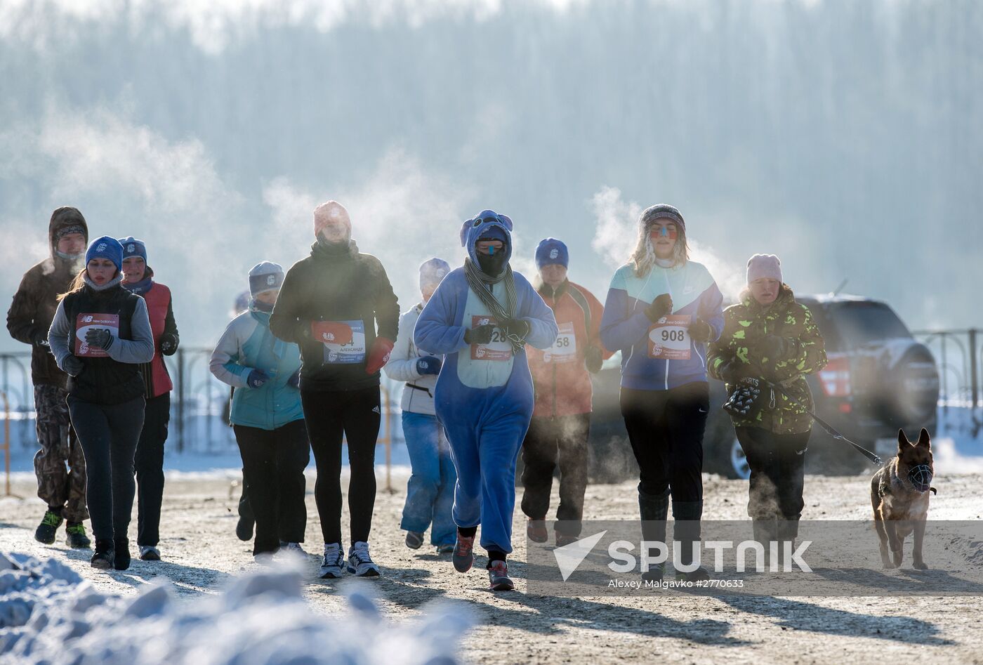 The 25th Christmas half marathon in Omsk