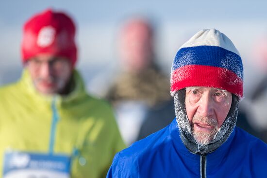 The 25th Christmas half marathon in Omsk