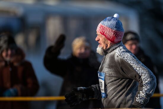 The 25th Christmas half marathon in Omsk