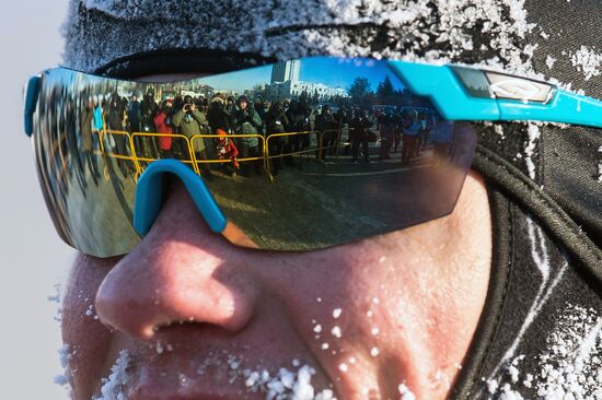 The 25th Christmas half marathon in Omsk