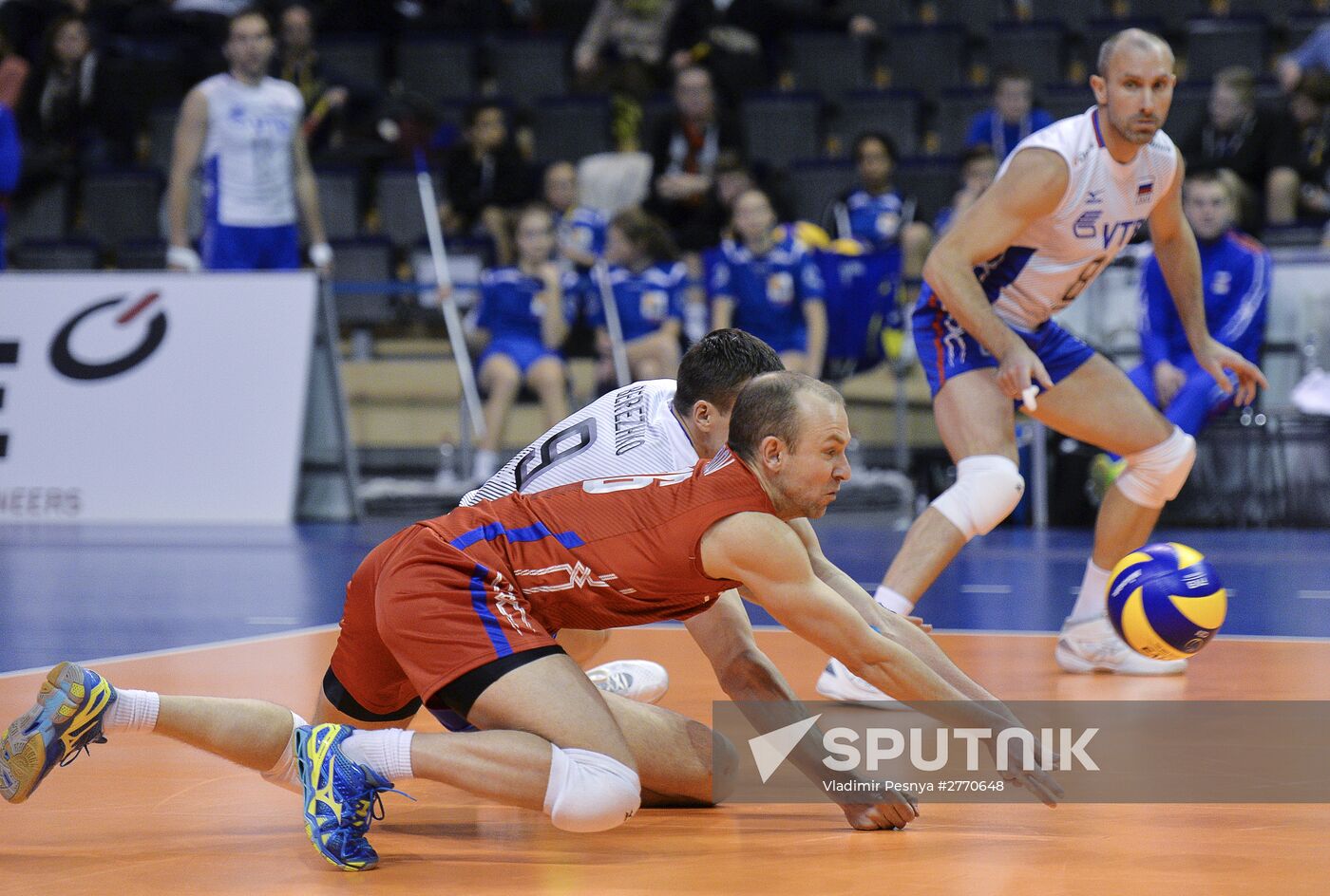 2016 Olympic Games Men's Qualification Volleyball Tournament. Russia vs. Bulgaria