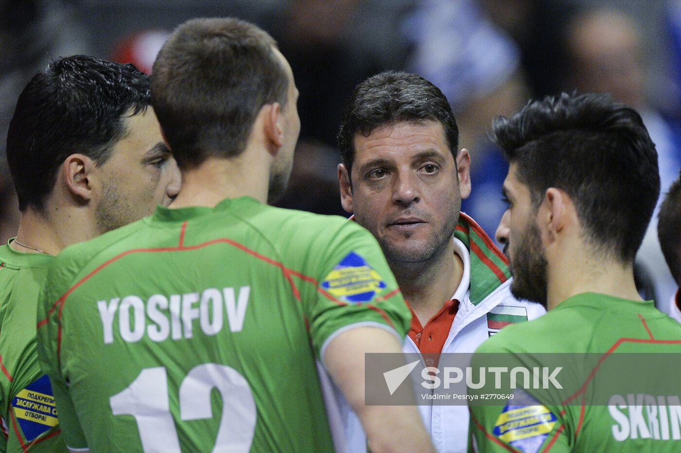 2016 Olympic Games Men's Qualification Volleyball Tournament. Russia vs. Bulgaria