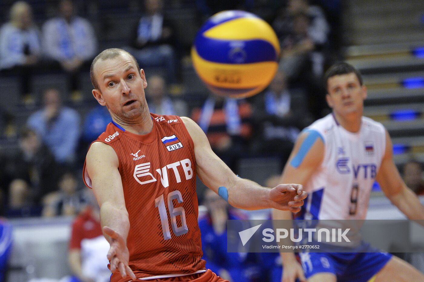 2016 Olympic Games Men's Qualification Volleyball Tournament. Russia vs. Bulgaria