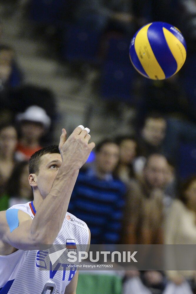2016 Olympic Games Men's Qualification Volleyball Tournament. Russia vs. Bulgaria