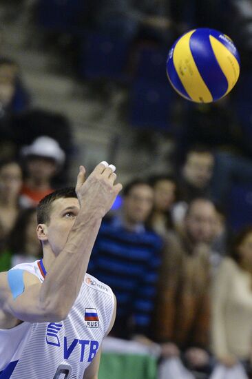 2016 Olympic Games Men's Qualification Volleyball Tournament. Russia vs. Bulgaria