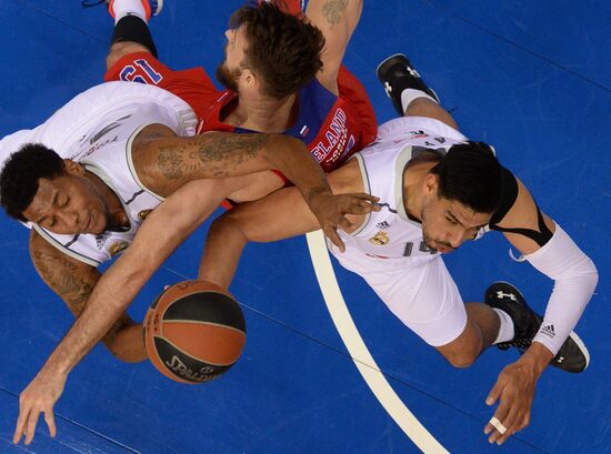 Basketball. Euroleague. CSKA vs. Real